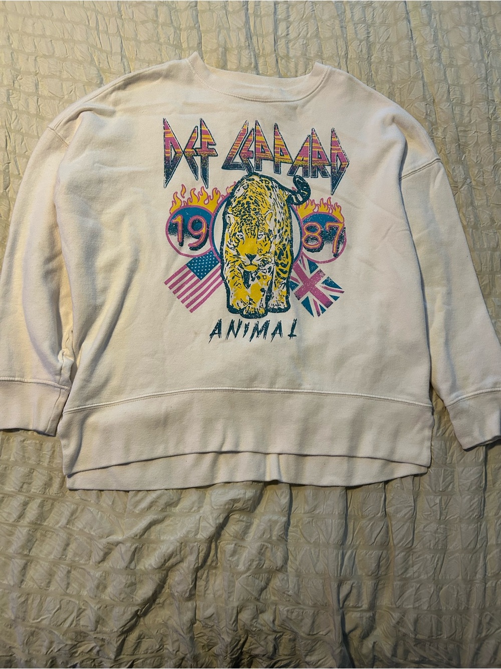 Def Leppard Sweatshirt Sz medium